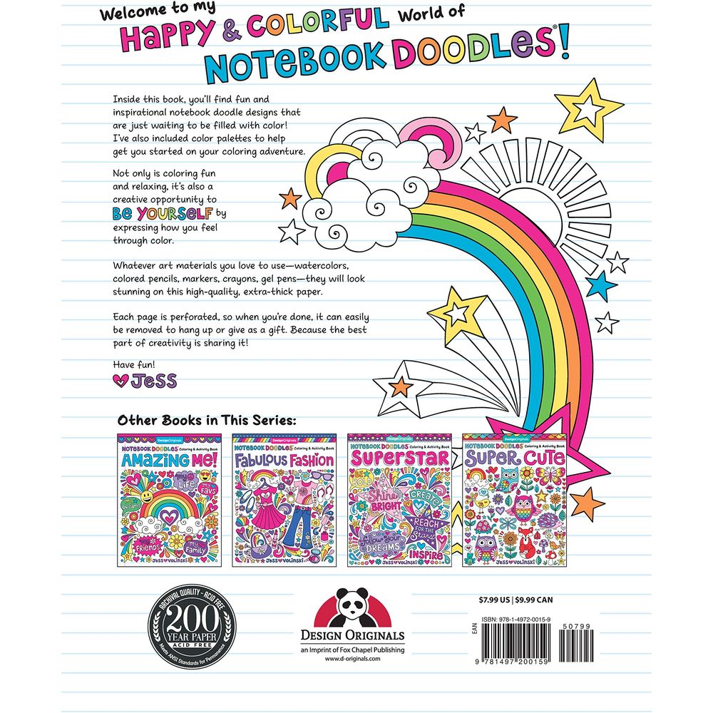 Notebook Doodles Go Girl!: Coloring & Activity Book