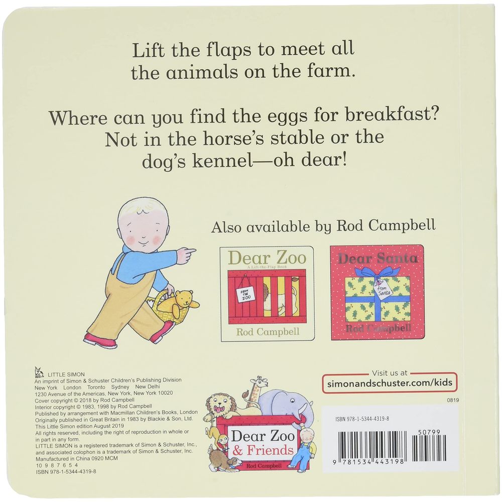 Oh Dear!: A Farm Lift-The-Flap Book
