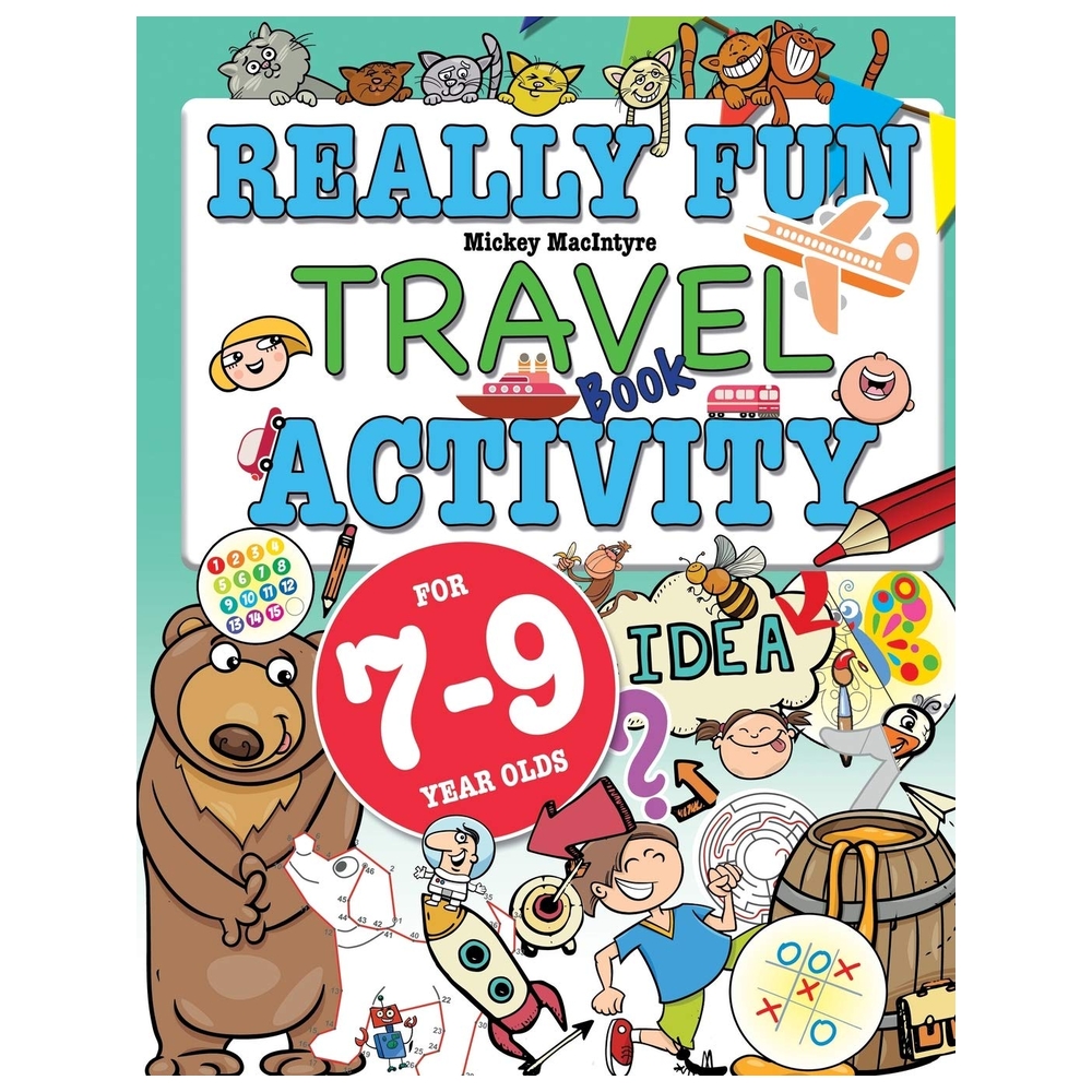 كتاب الأنشطة Really Fun Travel لعمر 7-9 سنوات
