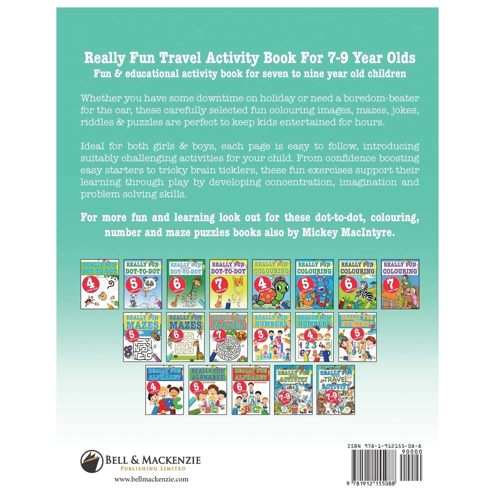 كتاب الأنشطة Really Fun Travel لعمر 7-9 سنوات