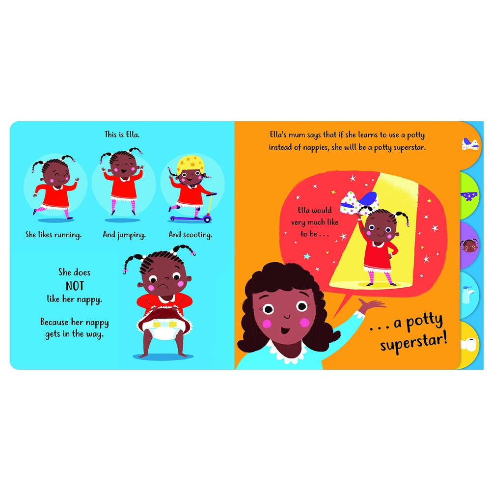 Toddler Triumphs: Potty Superstar: A Potty Training Book For Girls