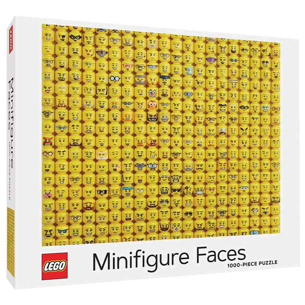 Lego Minifigure Faces 1000-Piece Puzzle