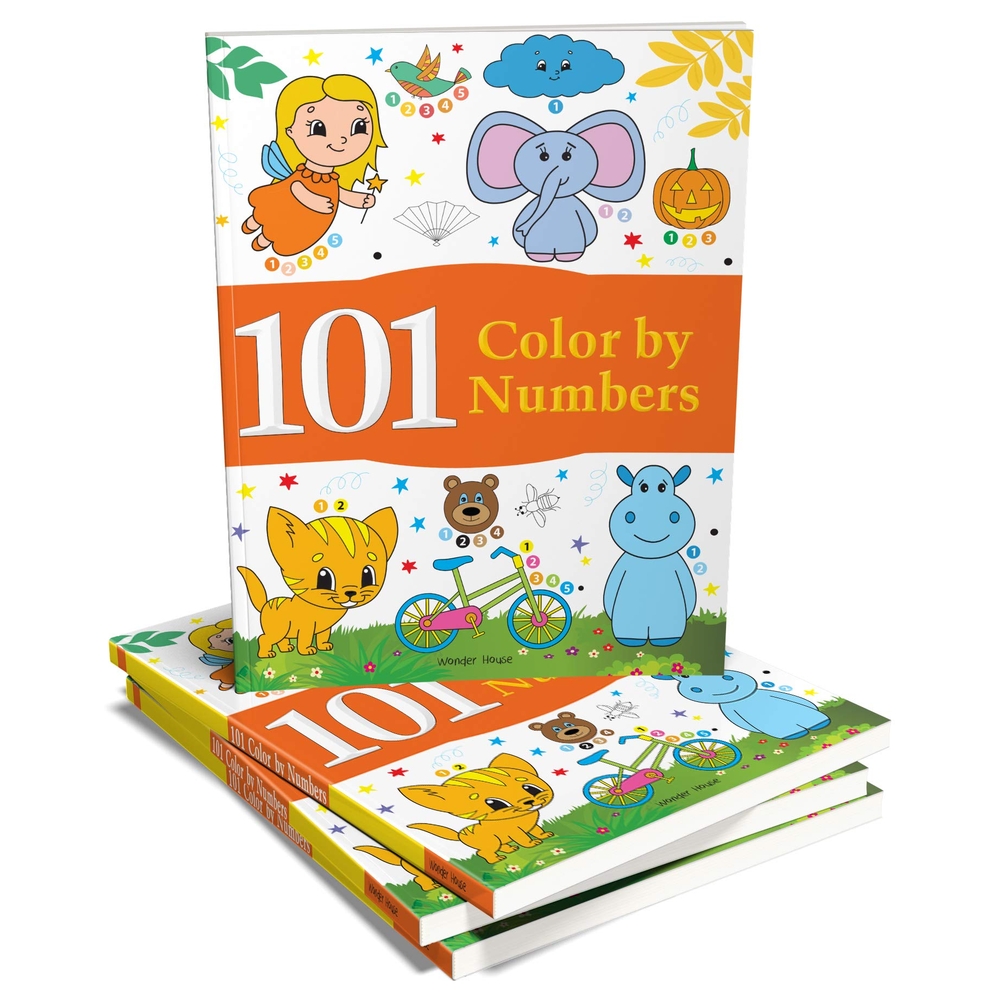 101 Color By Numbers: Fun Activity Book For Children