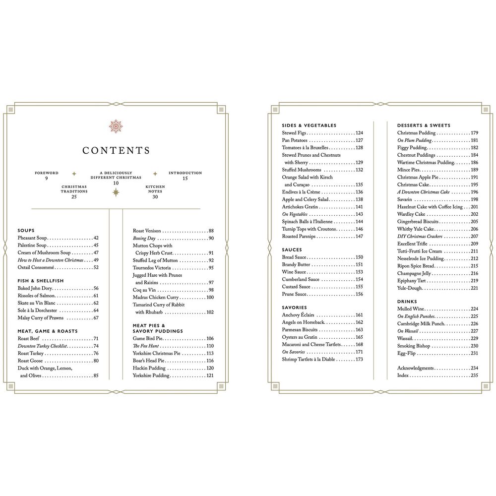 The Official Downton Abbey Christmas Cookbook