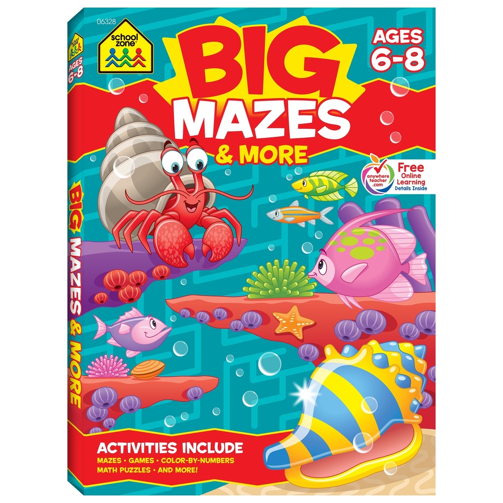 Big Mazes & More! Workbook