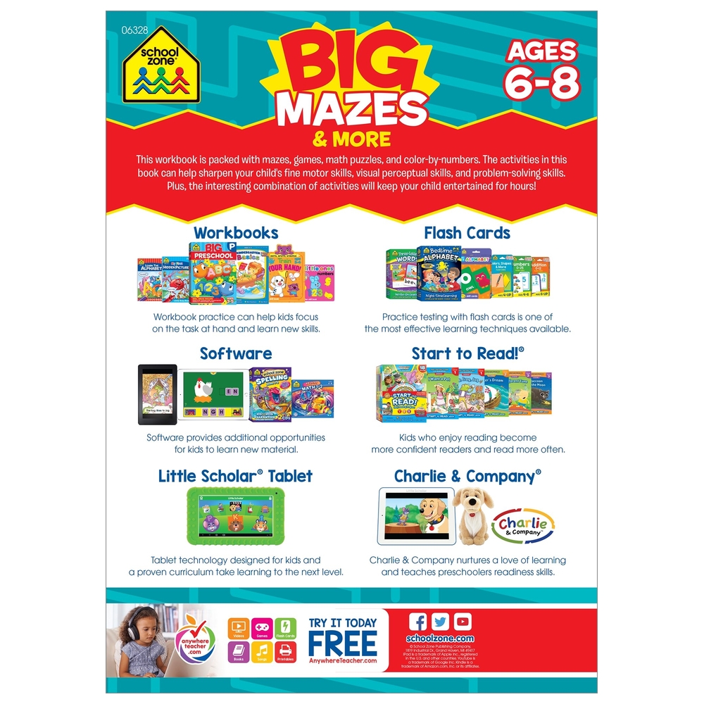 Big Mazes & More! Workbook