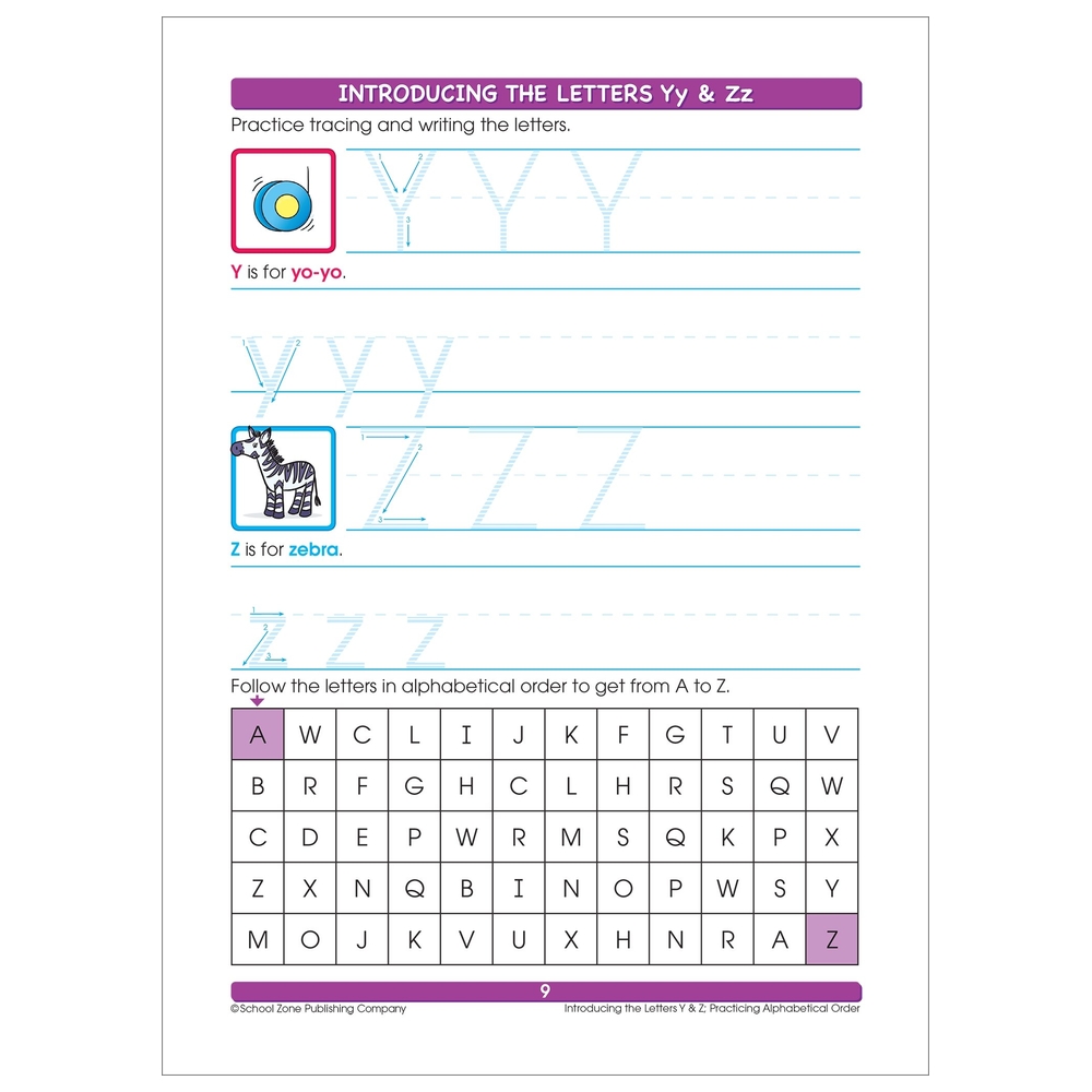 Alphabet Super Deluxe Workbook