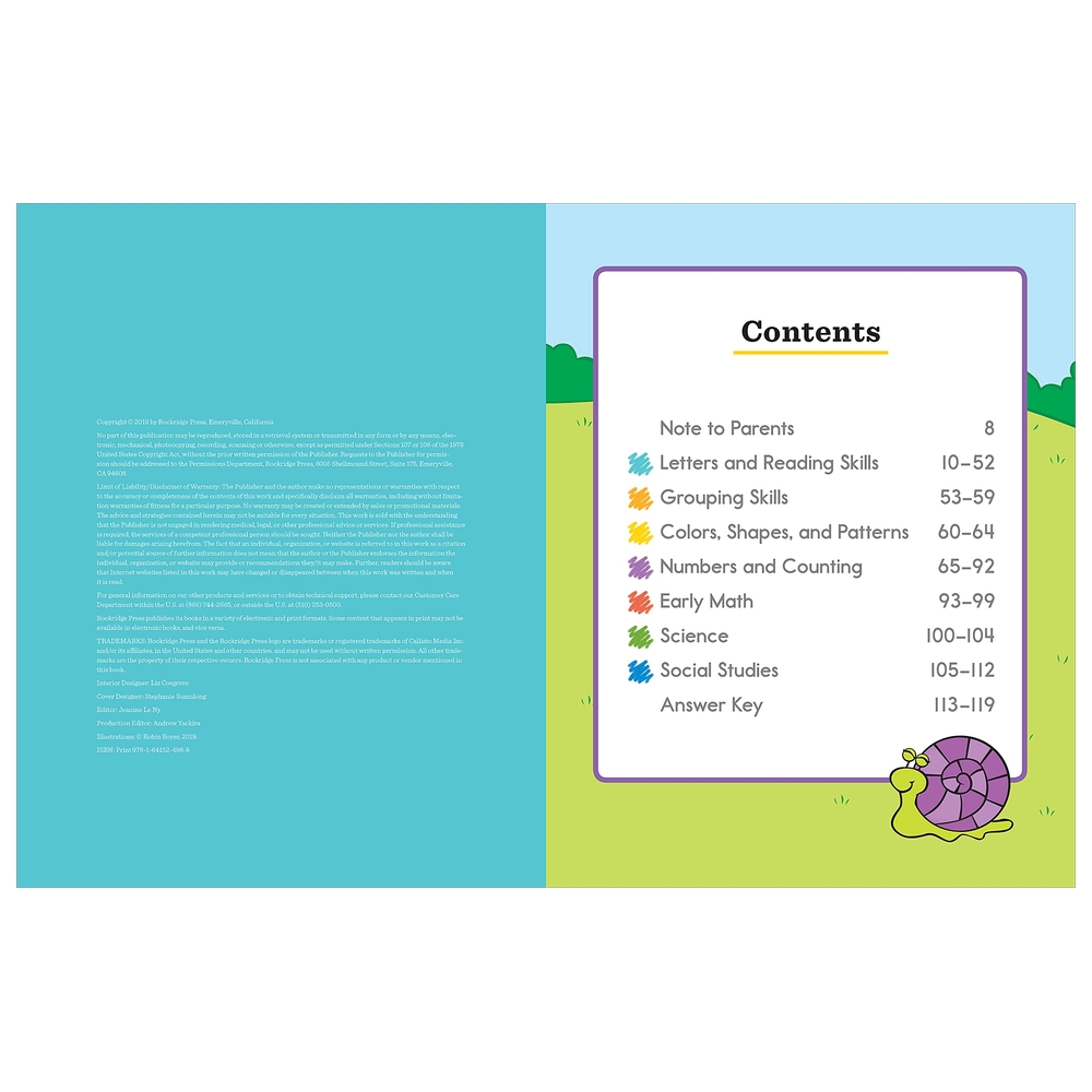 My Kindergarten Workbook: 101 Games And Activities