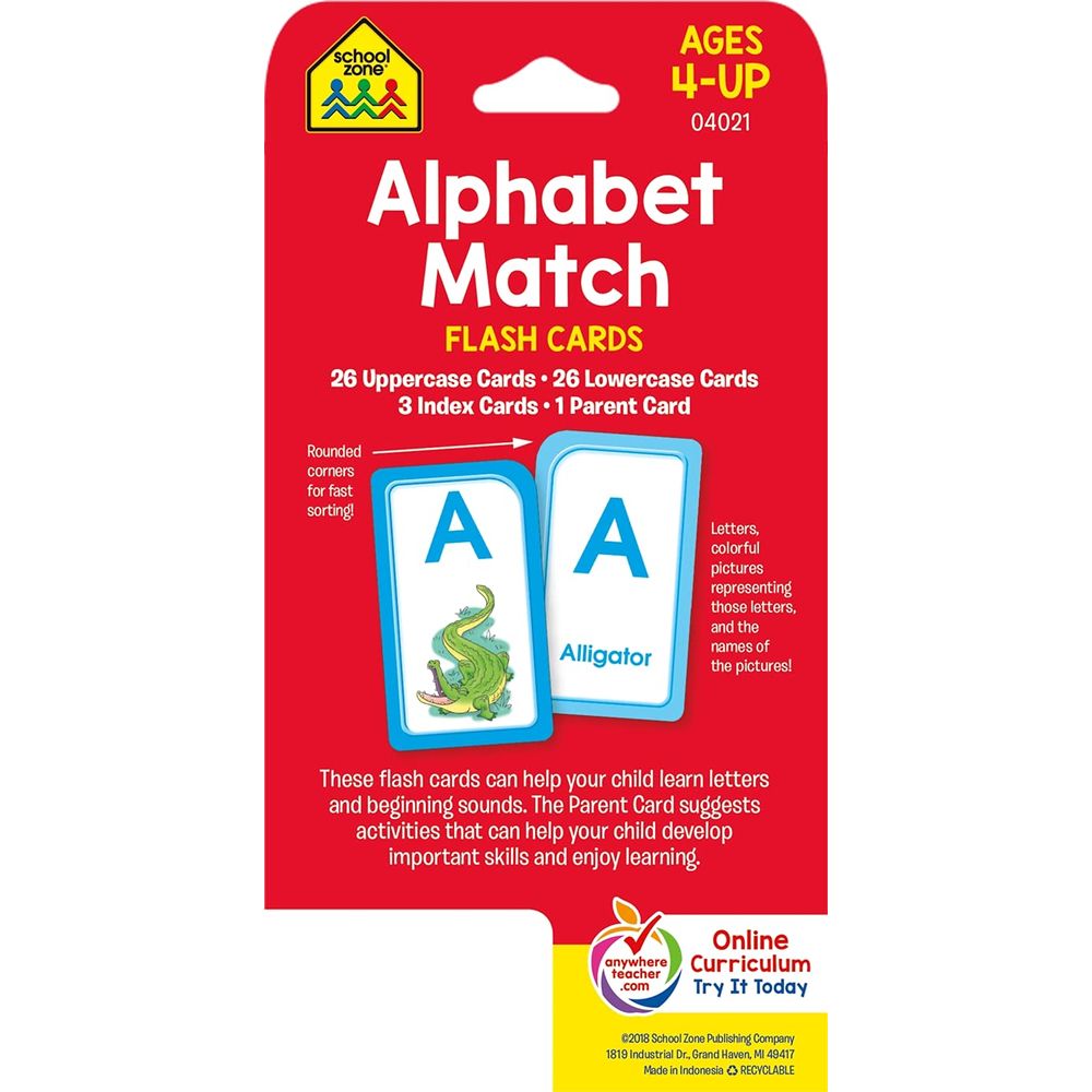 Alphabet Match Flash Cards