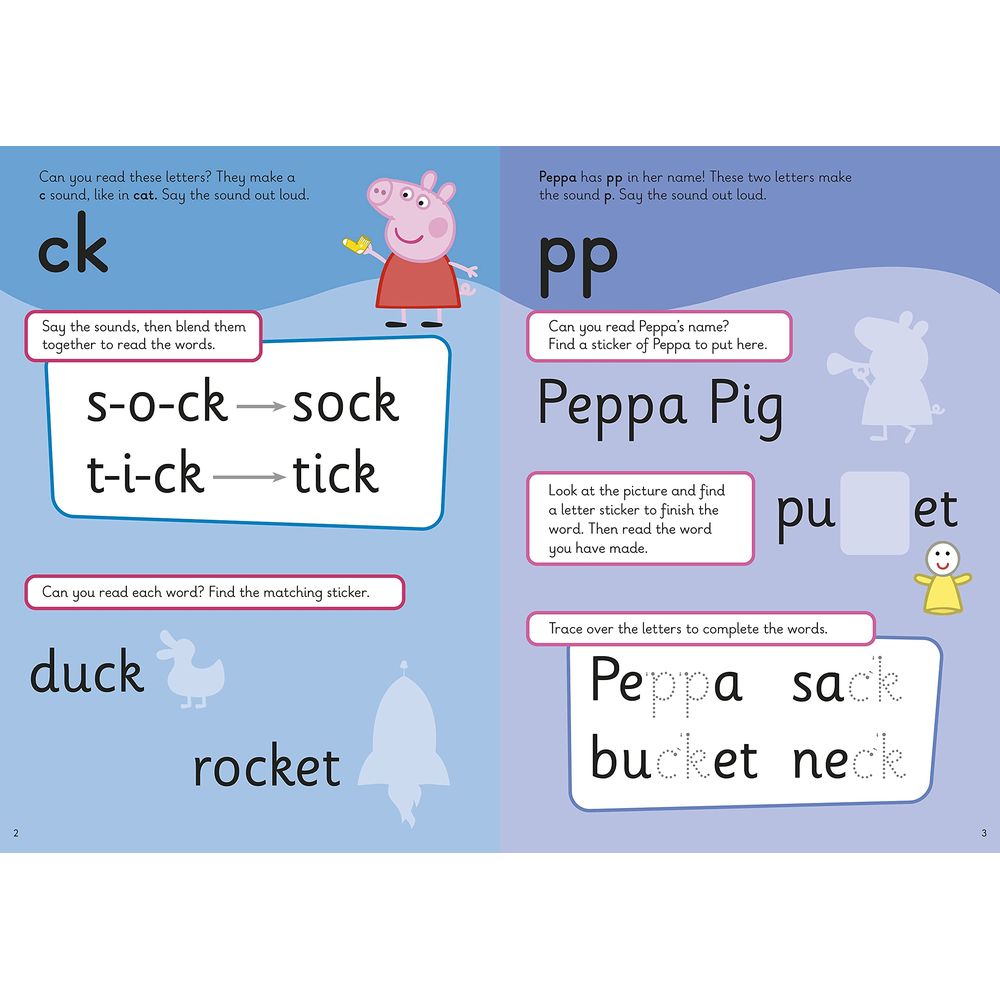 Peppa Pig: Practise With Peppa: Super Phonics: Sticker Book