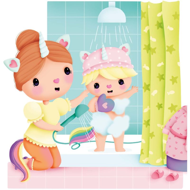 Petite Licorne Va Se Laver
