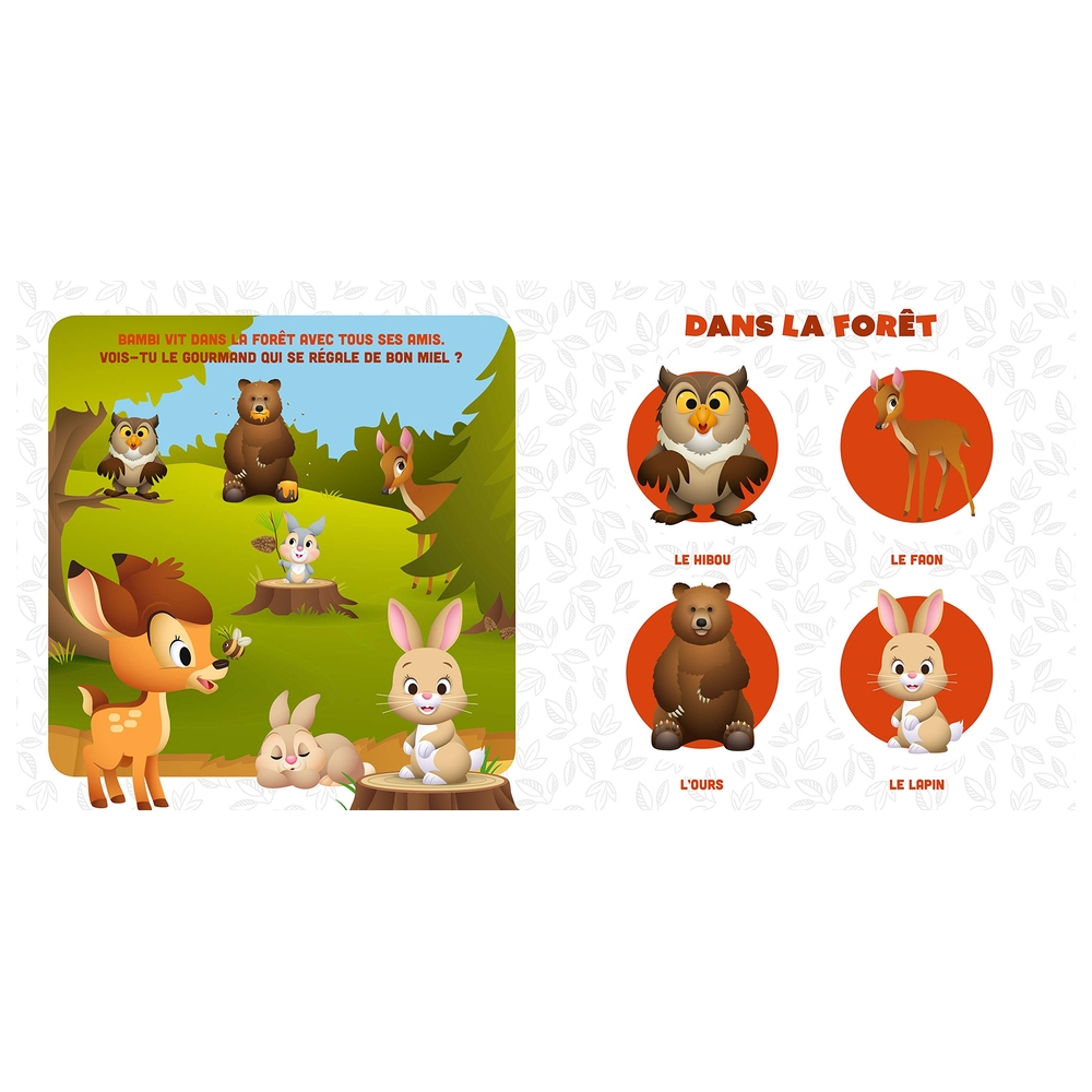 Disney Baby - Mes Premiers Puzzles - Mon Imagier Puzzle Les Animaux