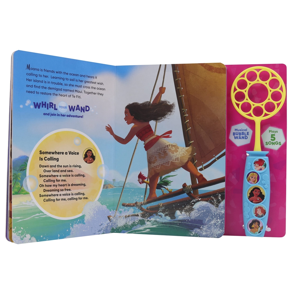 كتاب Disney Princess: Make A Wish: A Bubble Wand Songbook