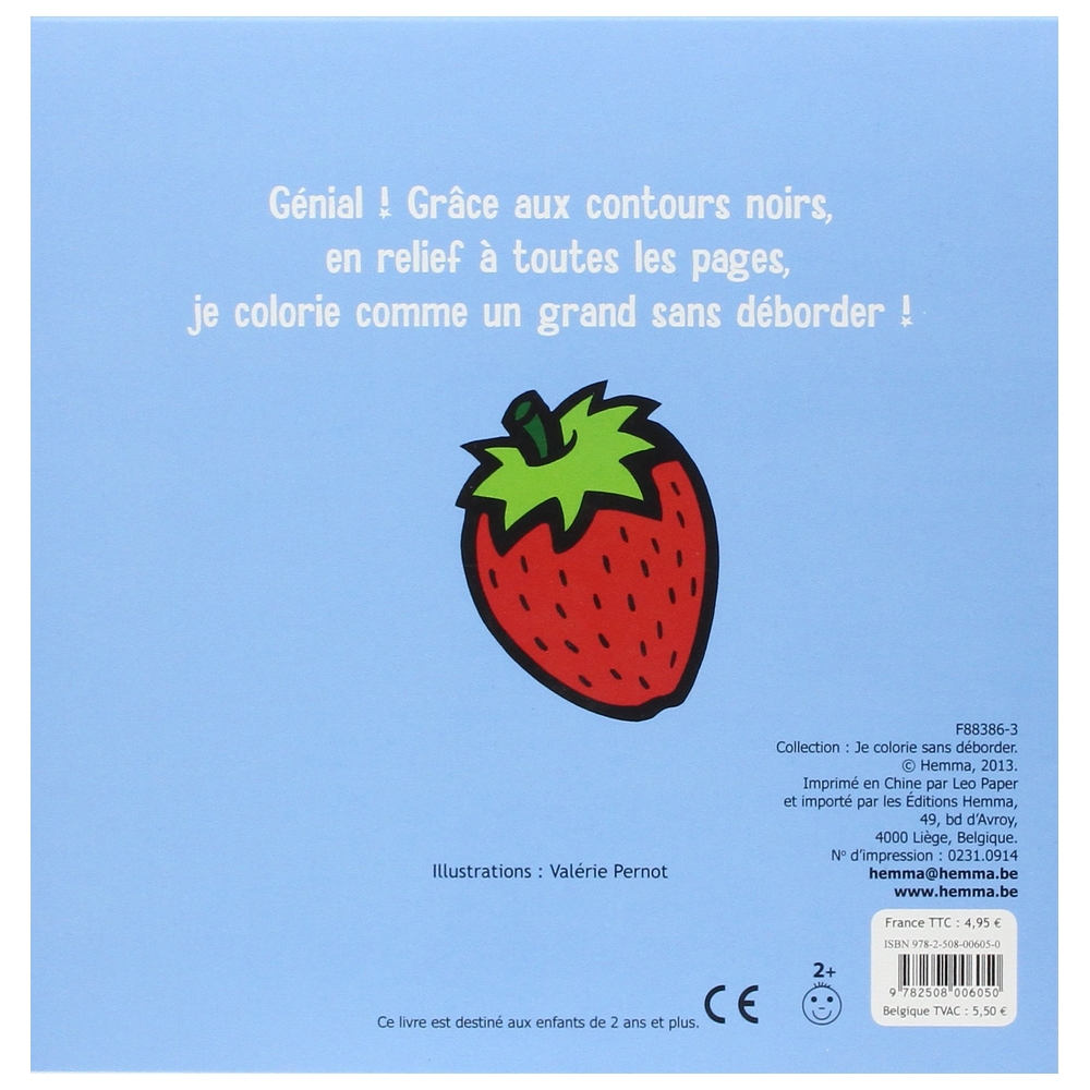 Je Colorie Sans Deborder (2-4 Ans) Poisson