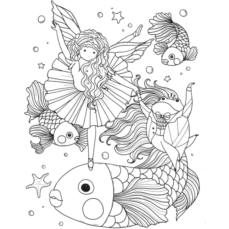 A Million Magical Creatures: Enchanting Characters To Colour