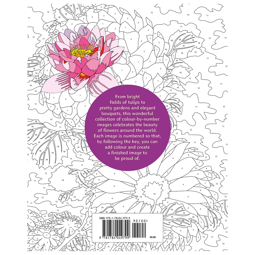 Flowers Colour By Numbers