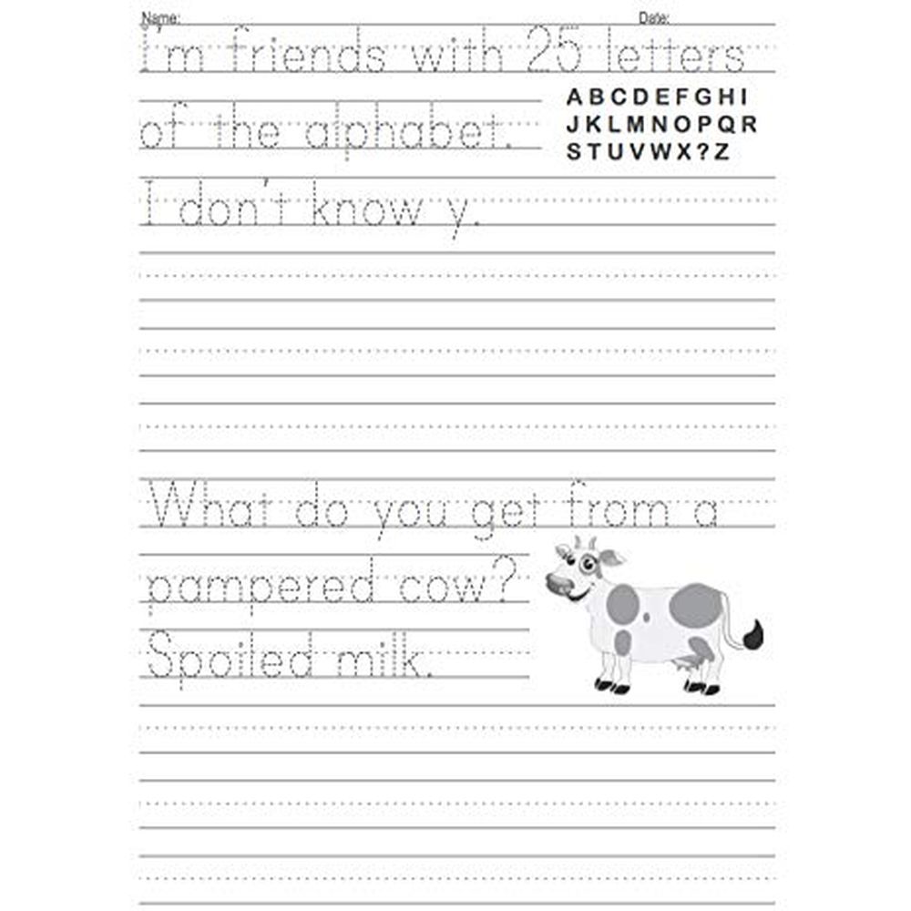 Handwriting Practice Book for Kids