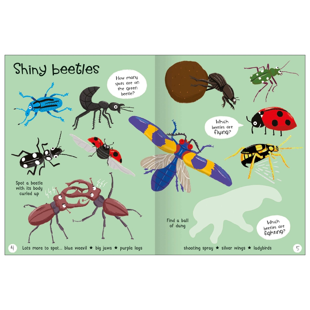Lots To Spot Sticker Book: Bugs!