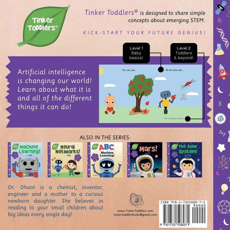 كتاب Artificial Intelligence For Kids: Tinker Toddlers