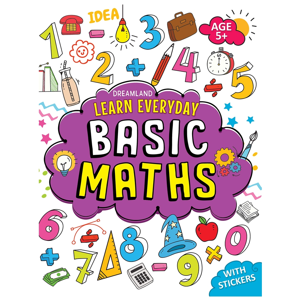  كتاب learn everyday basic maths - age 5+