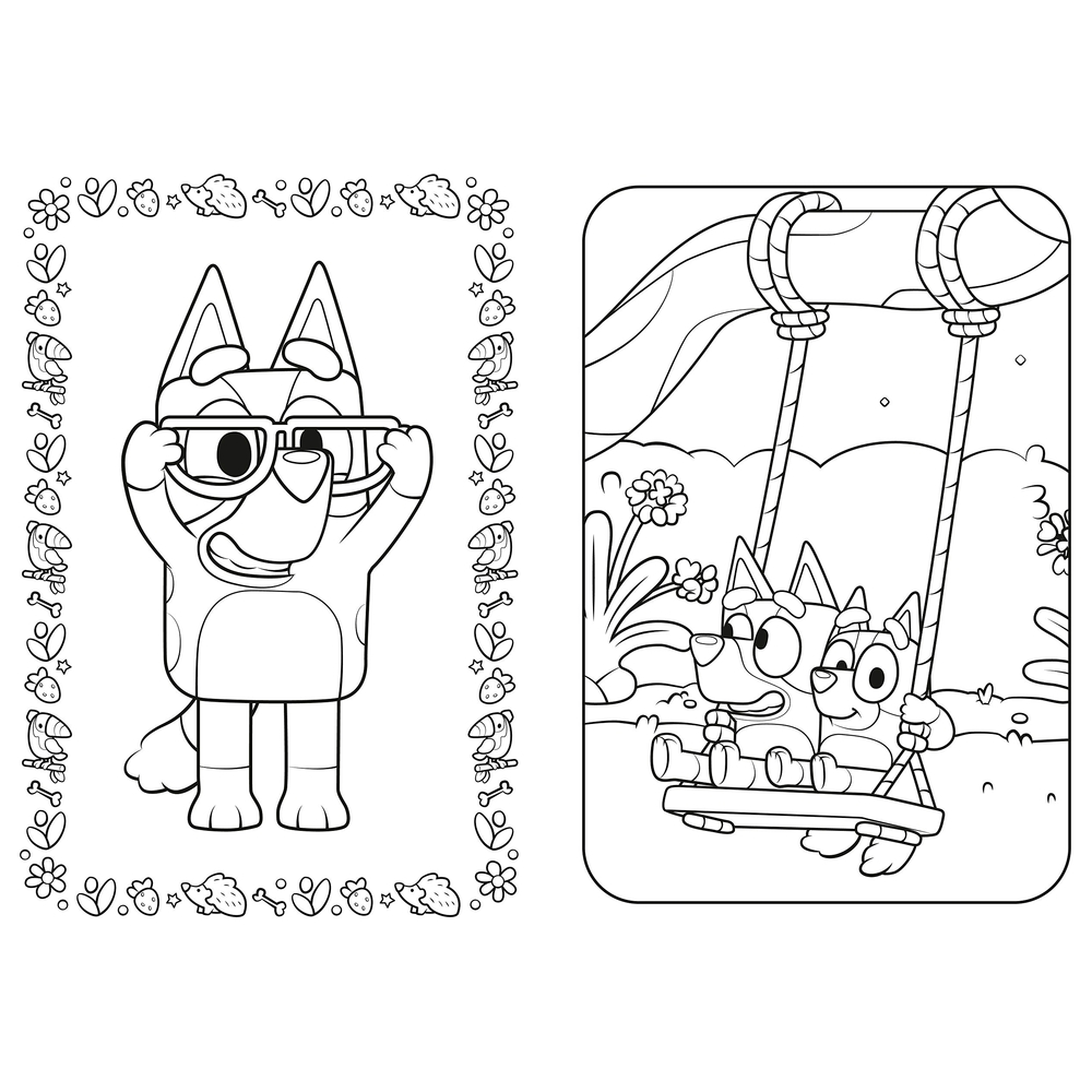 Bluey: Fun And Games Colouring Book: Official Colouring Book