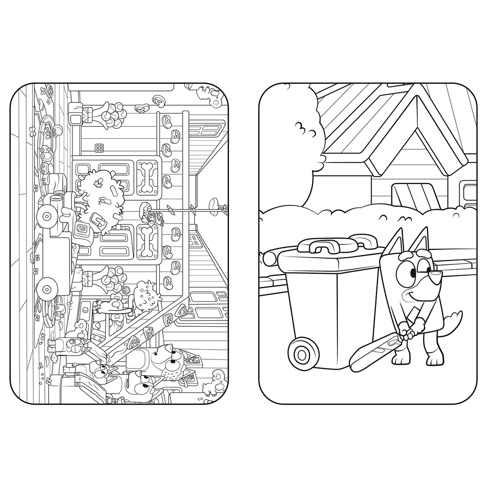 Bluey: Fun And Games Colouring Book: Official Colouring Book
