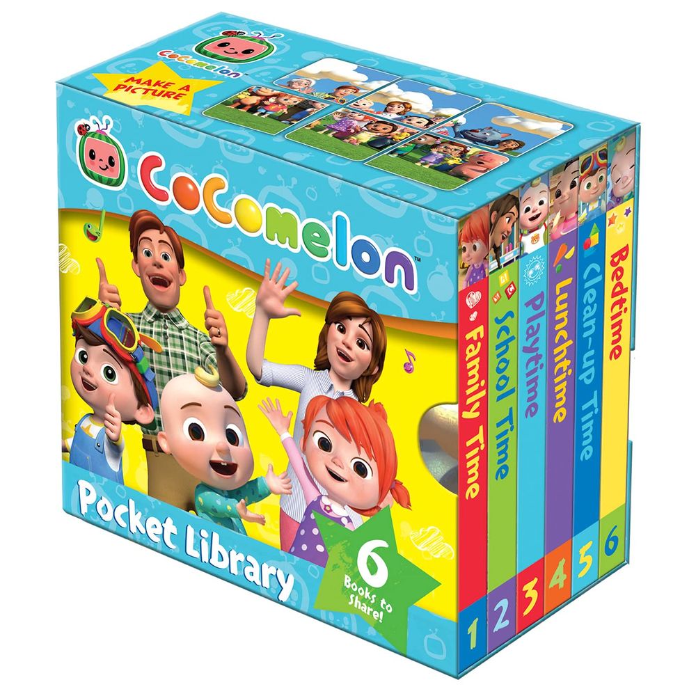 Official Cocomelon Pocket Library - Set of 6 Books