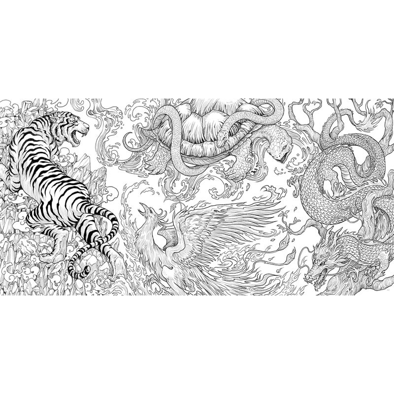Mythic World: Colour Timeless Legends