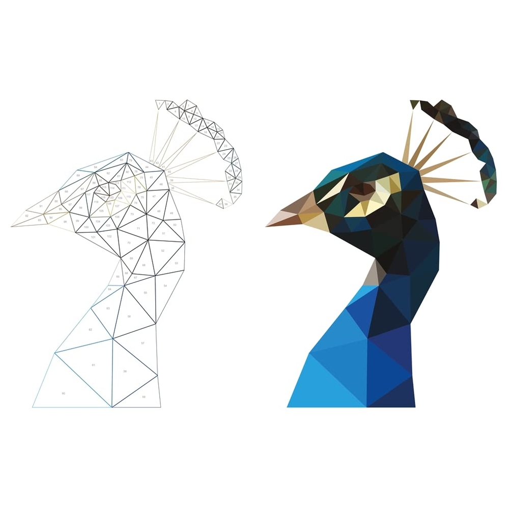 Animetrics: A Striking Geometric Sticker Challenge