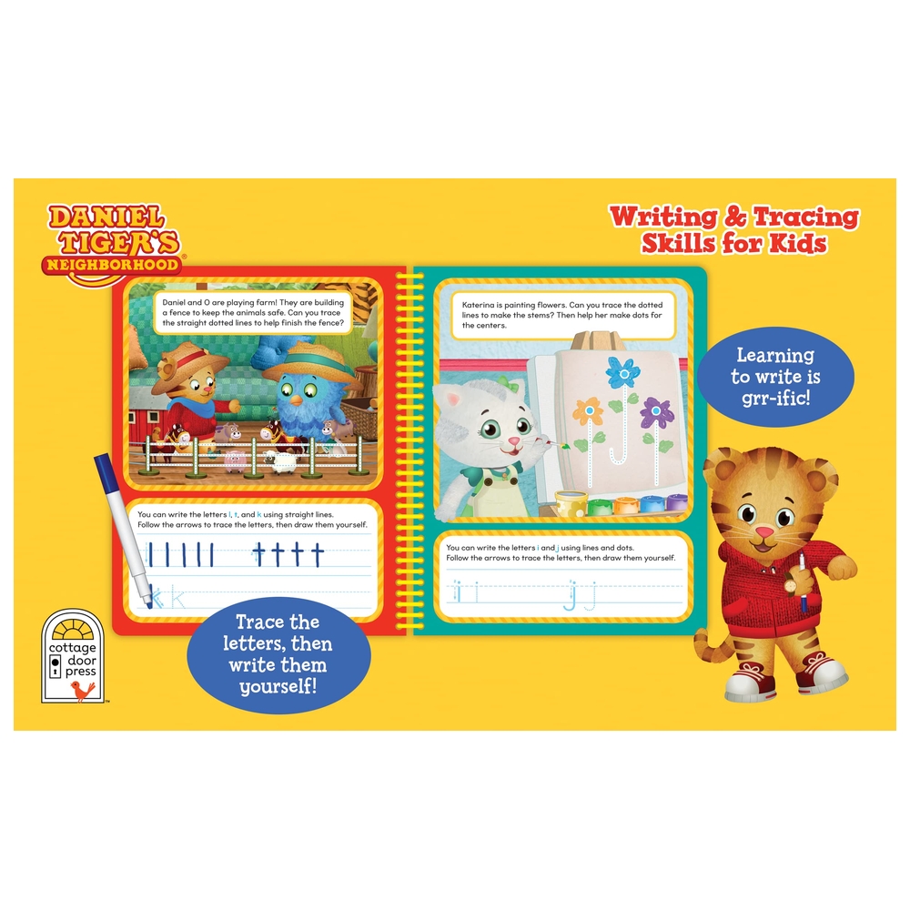 Daniel Tiger Writing & Tracing Skills For Kids