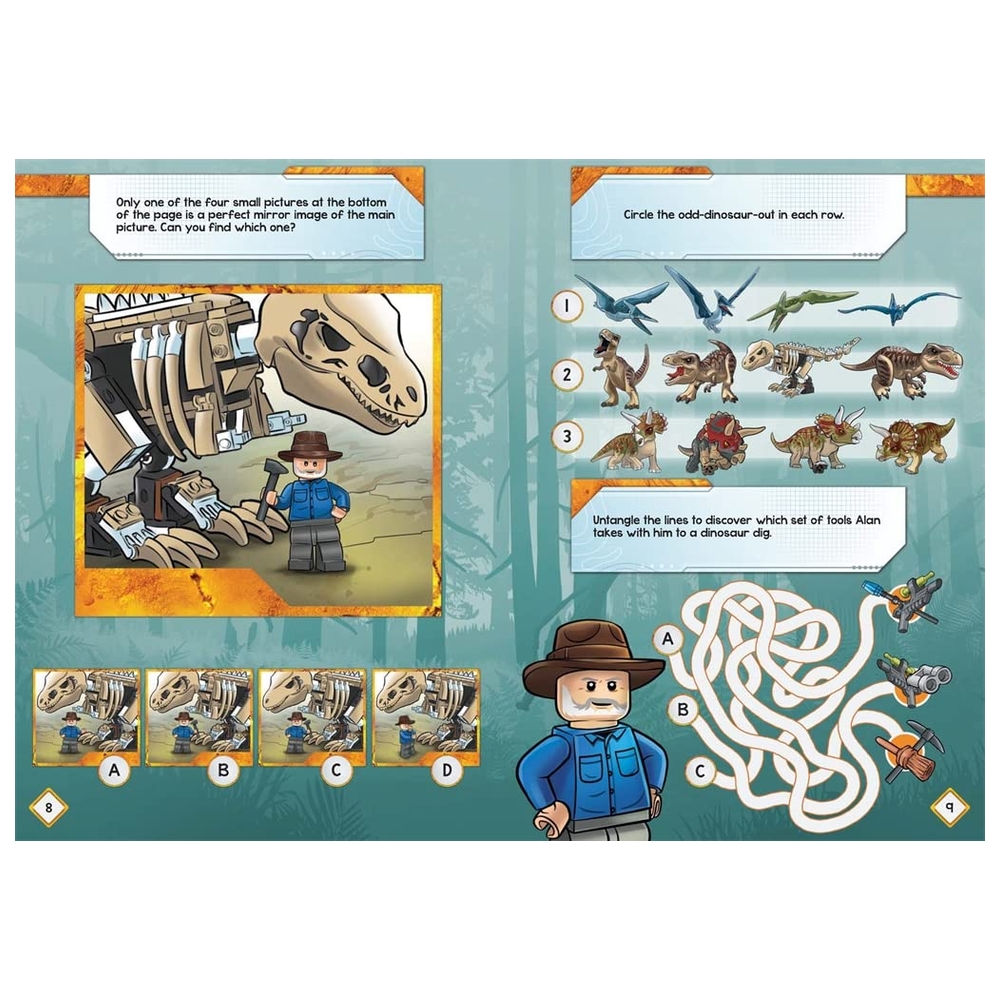 Lego Jurassic World: Alan Grant's Missions: Activity Book