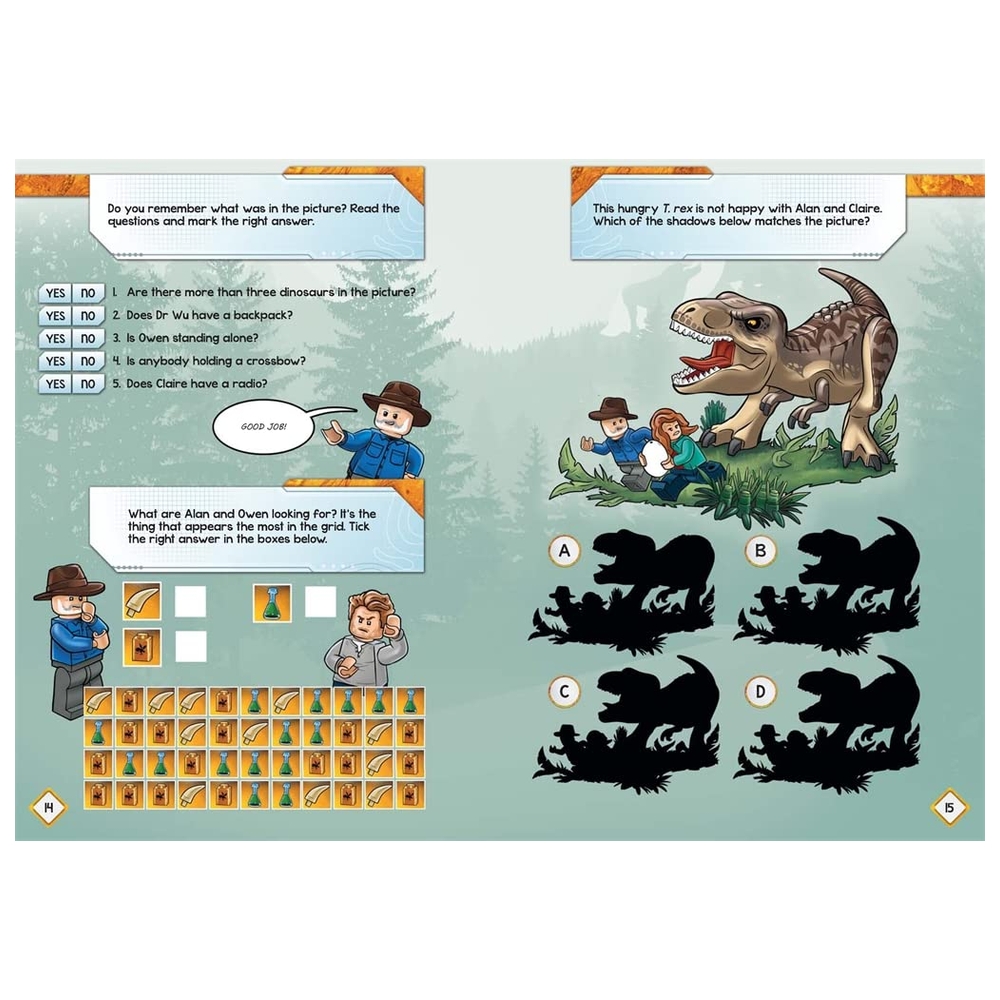 Lego Jurassic World: Alan Grant's Missions: Activity Book