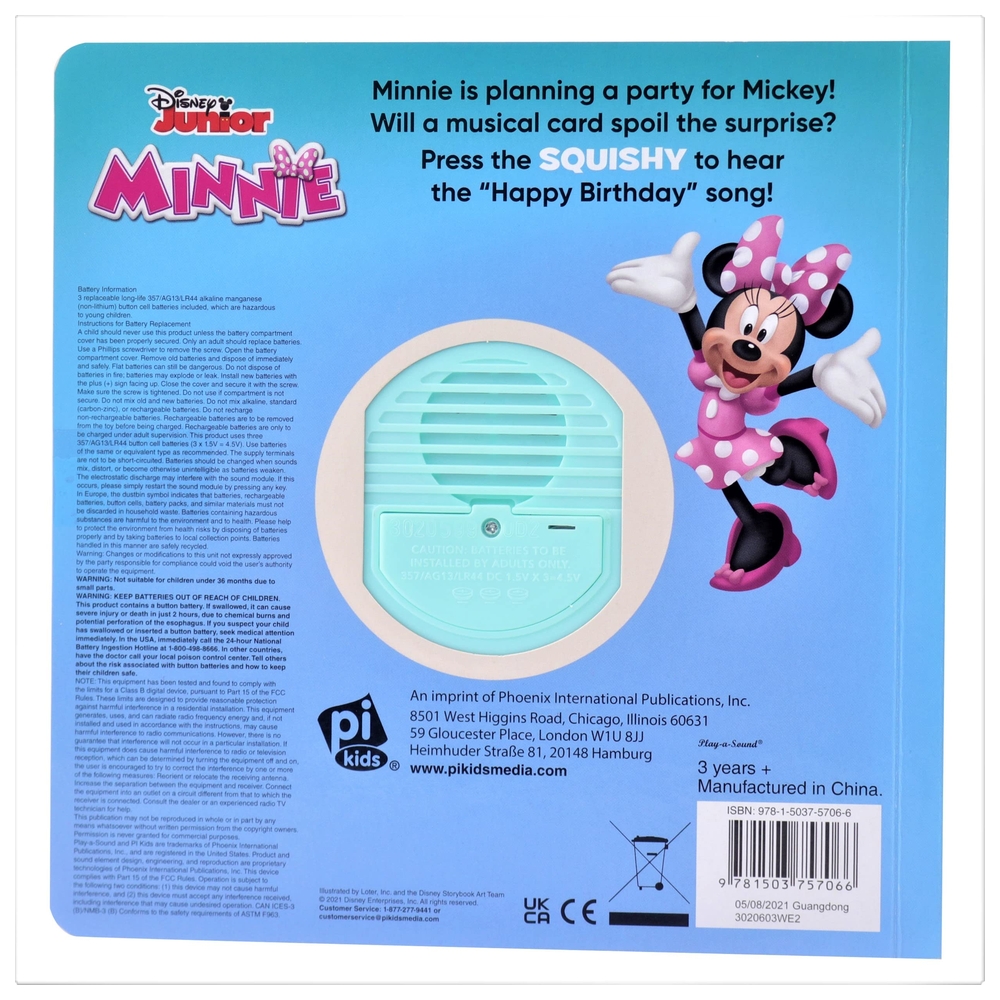 Disney Junior Minnie: Happy Birthday Surprise Sound Book