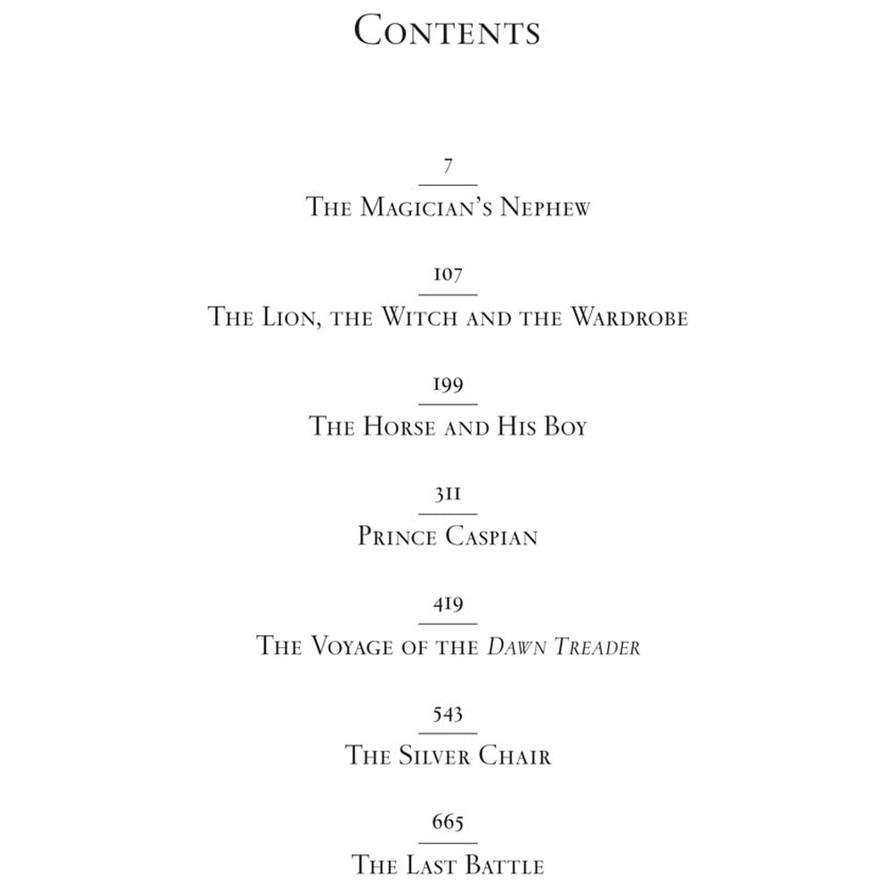 The Complete Chronicles Of Narnia