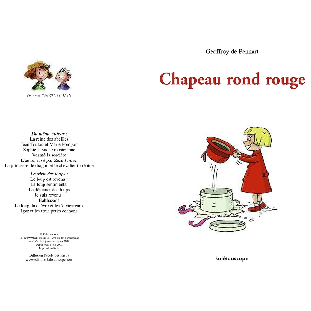Chapeau Rond Rouge