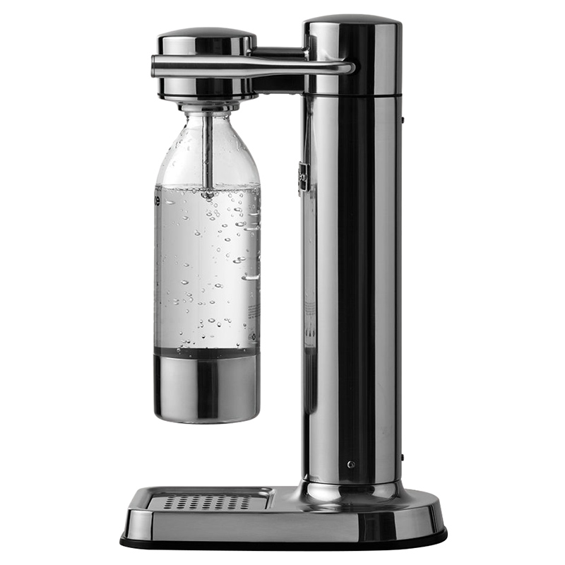 Aarke -Sparkling & Seltzer Soda Water Maker With Bottle Silver