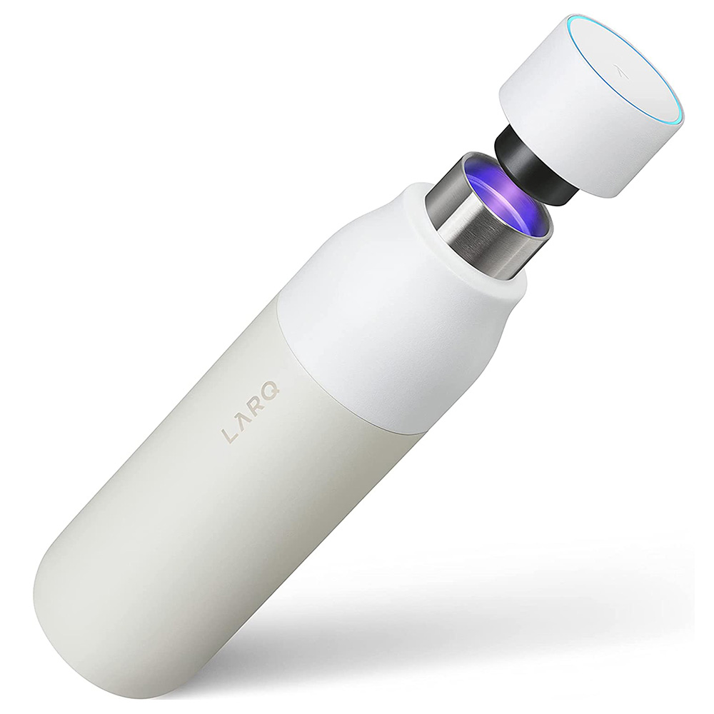 Larq - Self-Cleaning Water Bottle - Granite White - 500ml