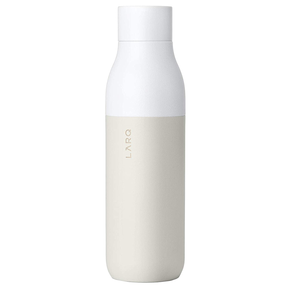 Larq - Self-Cleaning Water Bottle - Granite White - 500ml