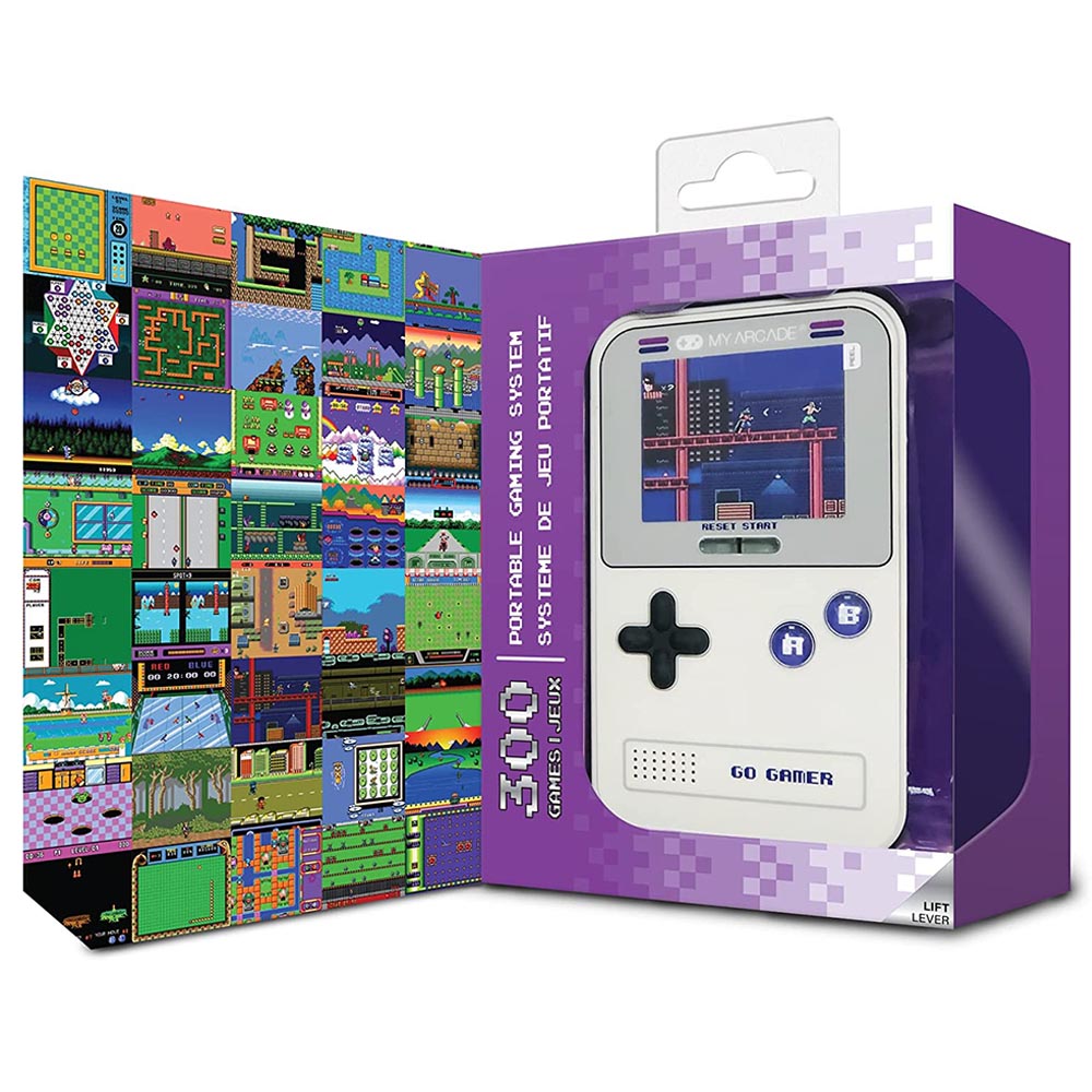 My Arcade - Go Gamer Classic Portable Gaming System With 300 Game Purple