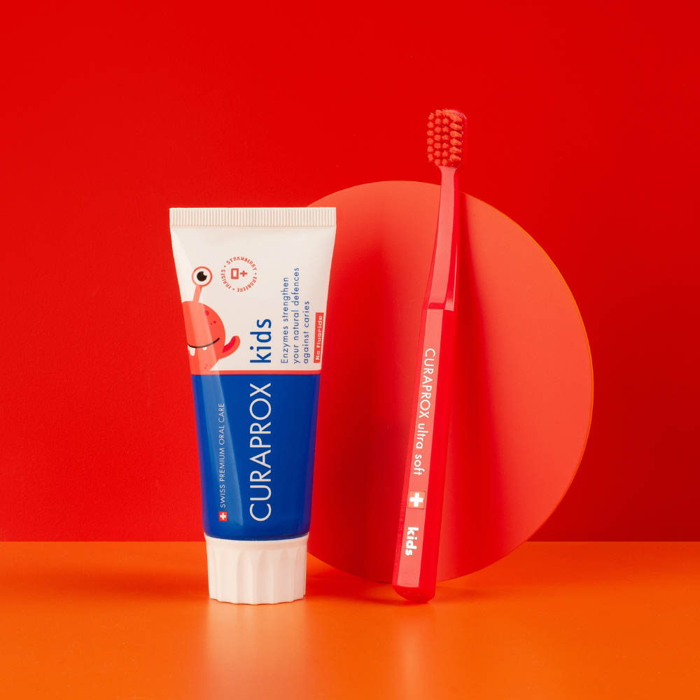 Curaprox - Kids Toothpaste Strawberry Without Fluoride 60ml