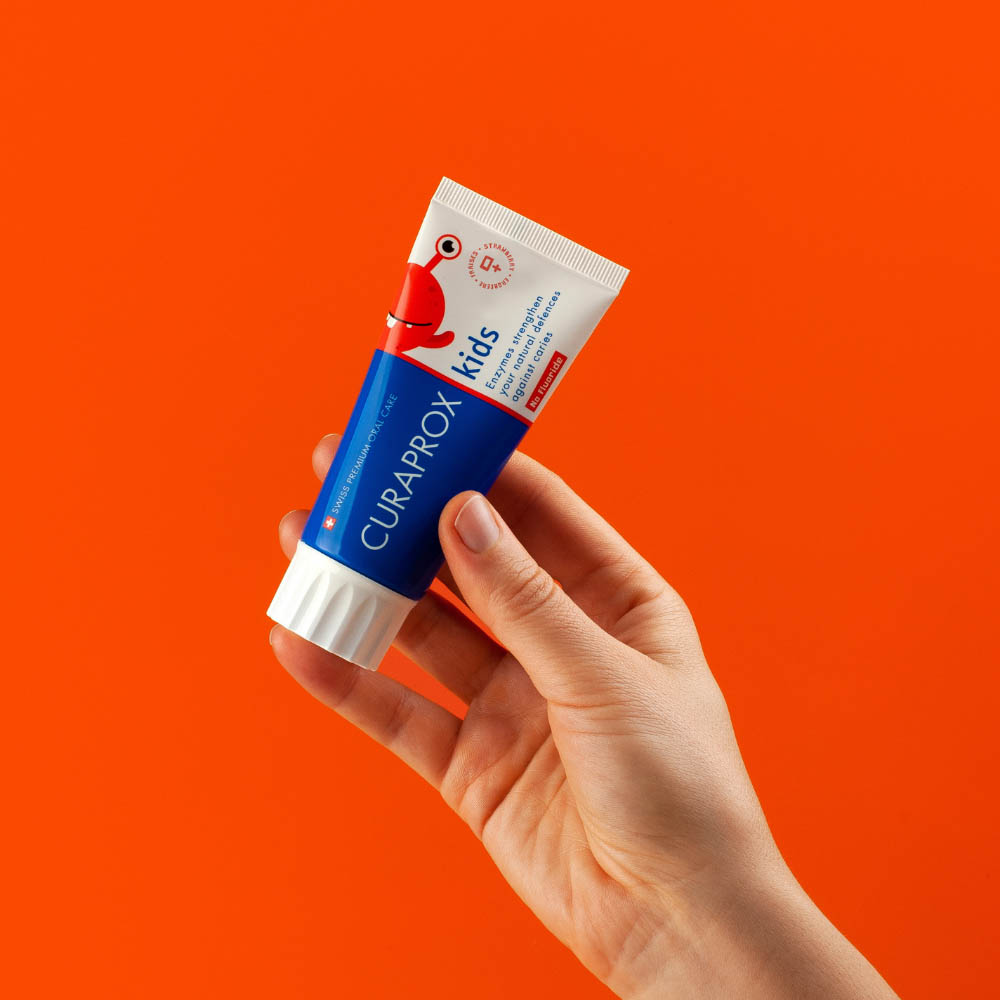 Curaprox - Kids Toothpaste Strawberry Without Fluoride 60ml
