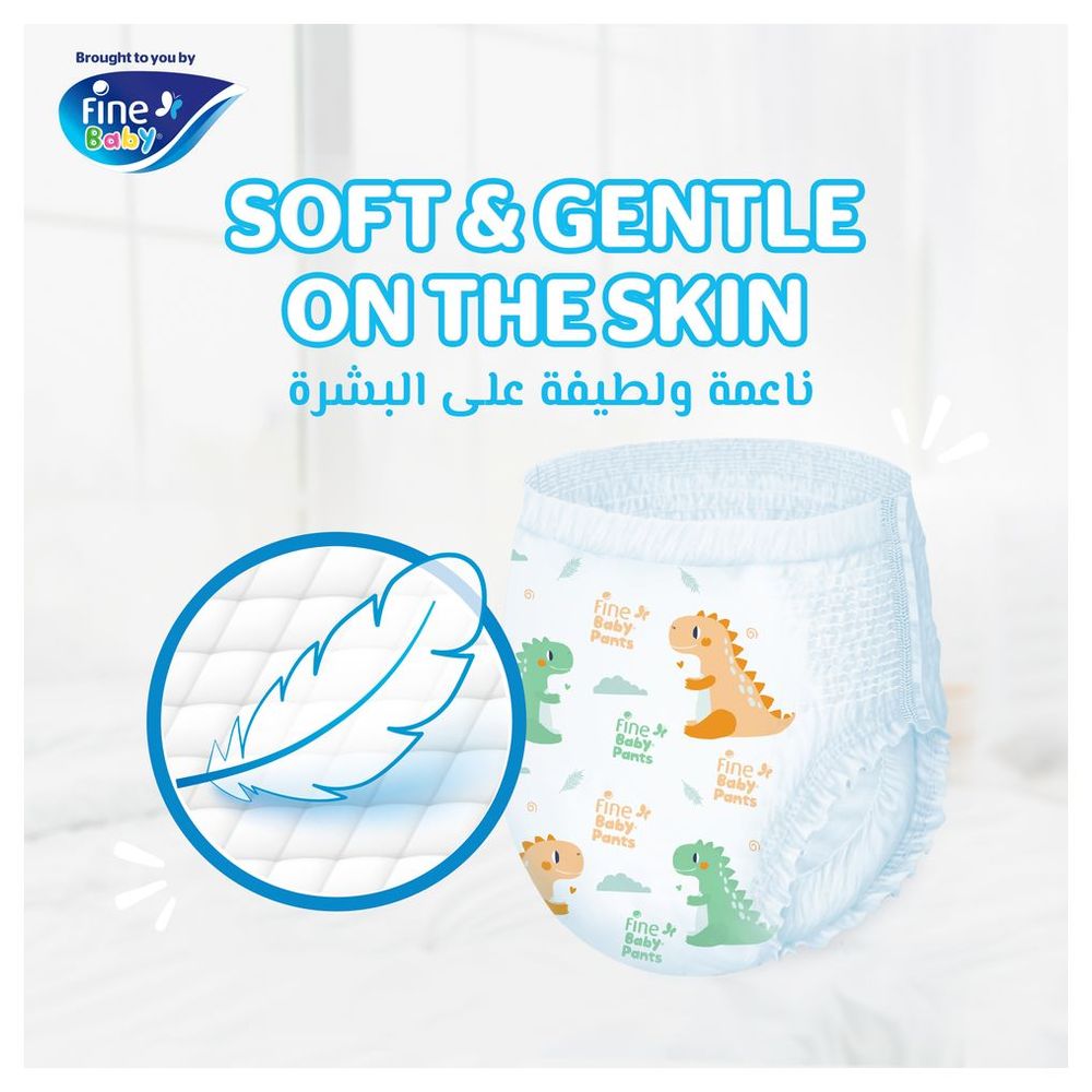 Fine Baby - Instant Dry Pants - Size 6 - Junior - 15 kg+ - Pack of 2 - 216 Pcs