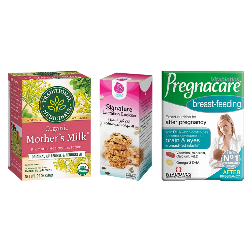 Vitabiotics - Breastfeeding Essentials - 3 Pc Set
