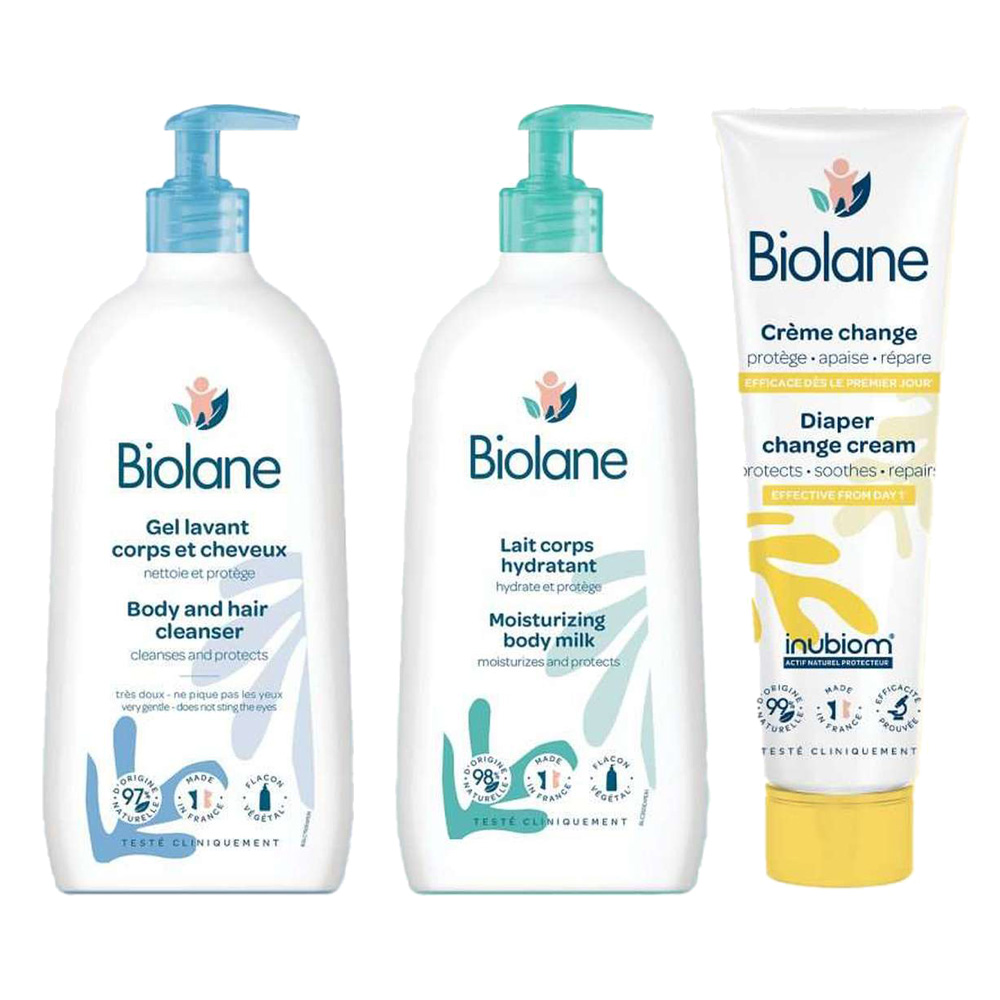 Biolane Daily Routine Essentials Set - 3 Pcs