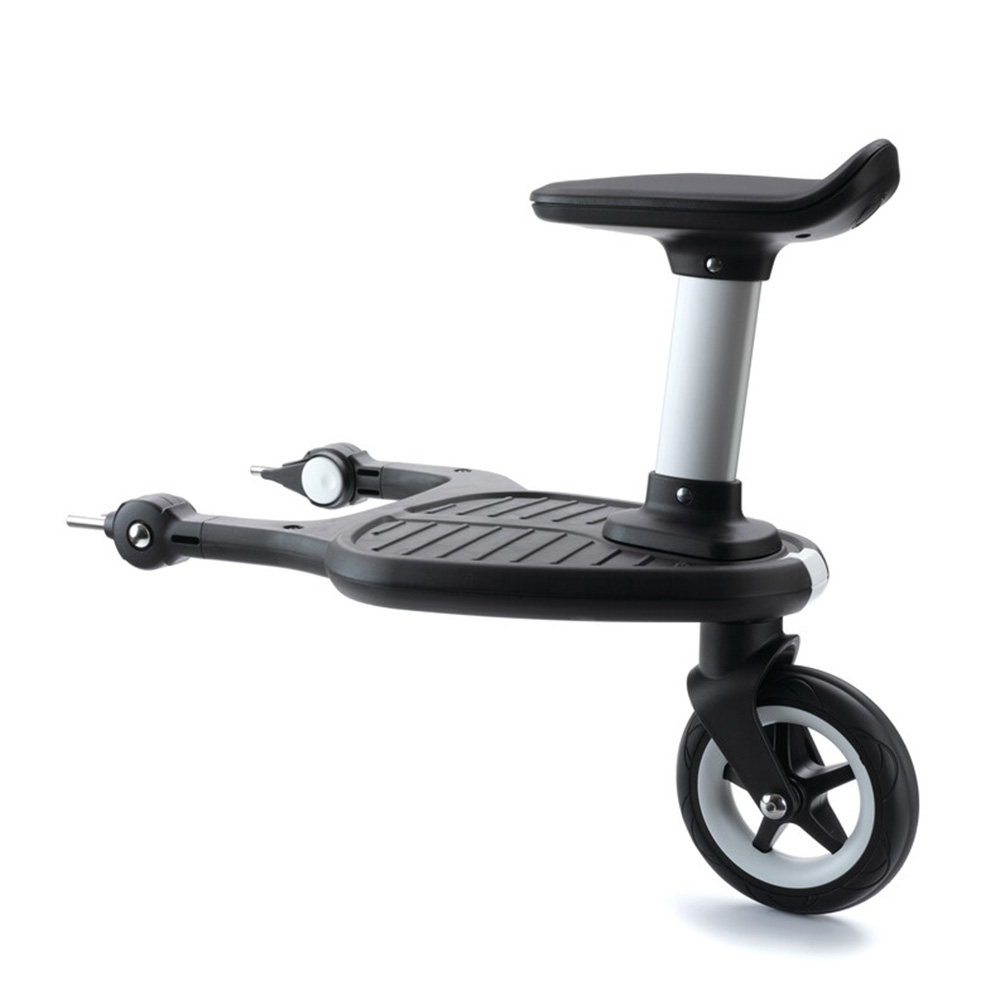 Bugaboo - Fox 5 Renew Complete Stroller - Black Heritage And Stroller Wheelboard Only