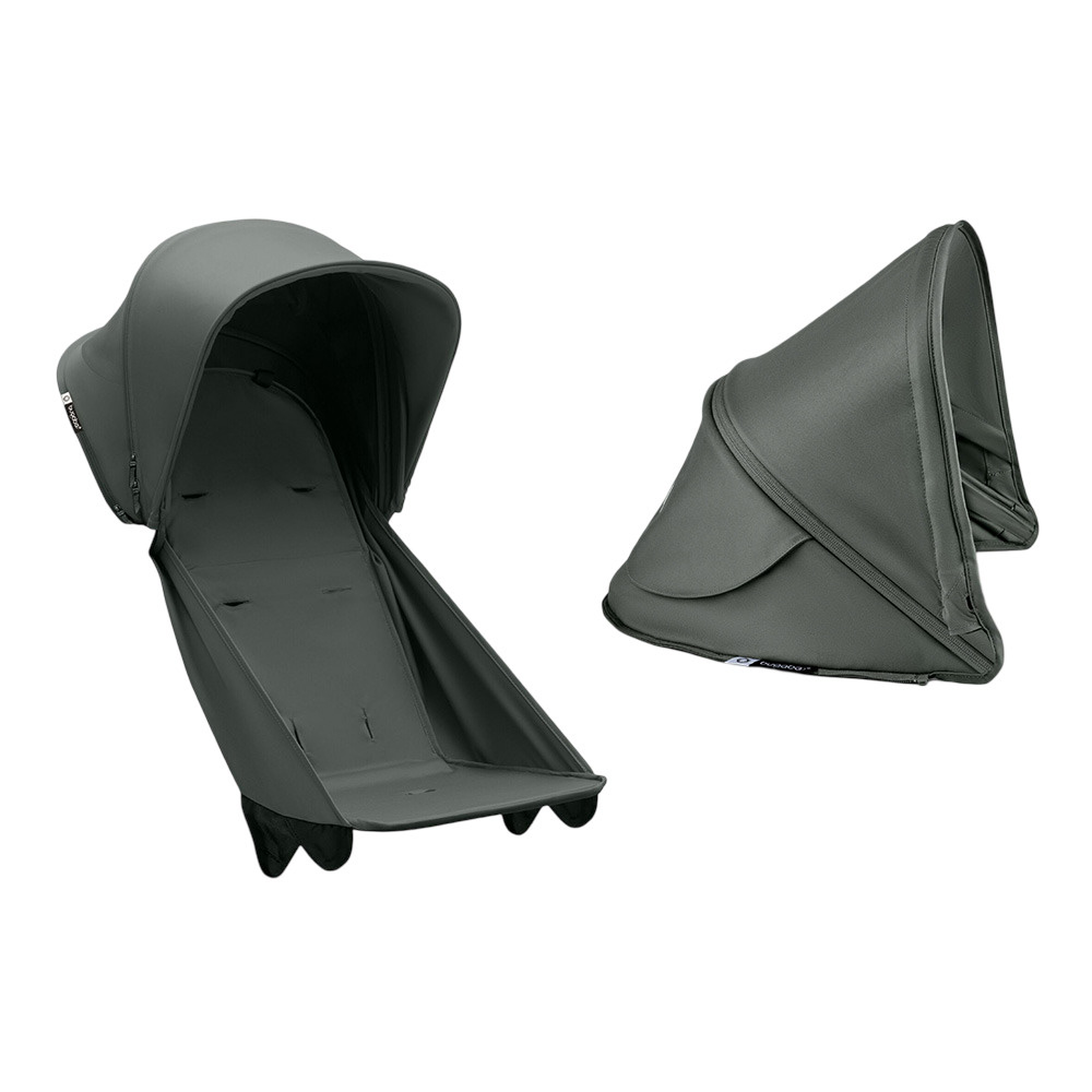 Bugaboo - Butterfly 2 Base Fabric Set And Sun Canopy  - Forest Green