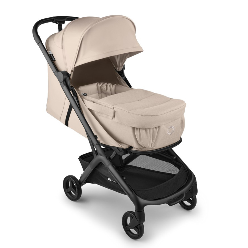 Bugaboo - Baby Nest And Butterfly 2 Complete Me Stroller - Desert Taupe