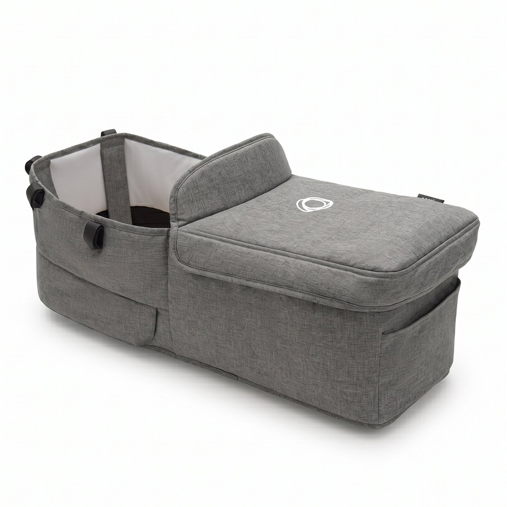 Bugaboo - Donkey 5 Fabric Complete Bassinet, Seat Fabric And Sun Canopy - Grey