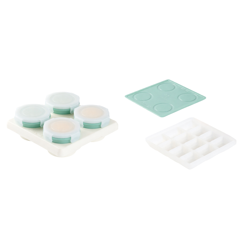 2angels -Freezer Tray - 15 ml And Food Storage Containers - 60 ml - 4 Pcs