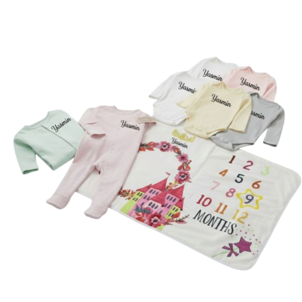 Girls Comfort Collection Personalized Gift Set 3 Pc Set